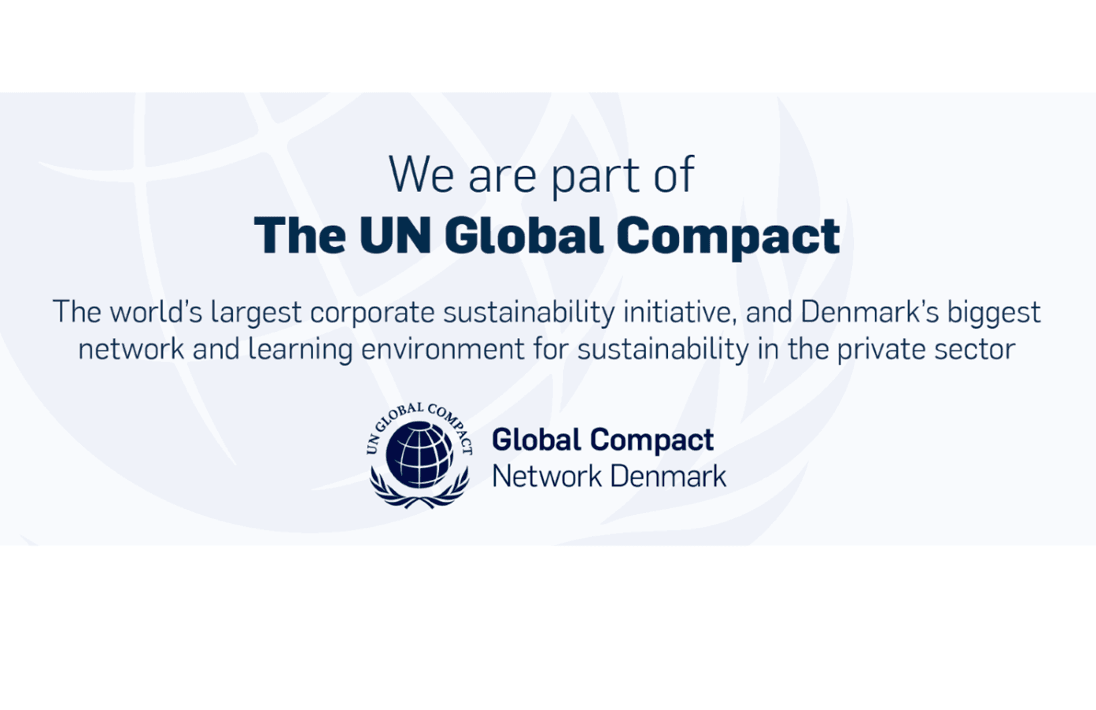 Del af UN Global Compact 